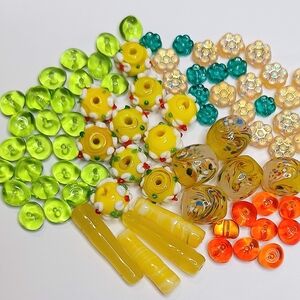 Colorful Glass Bead Collection